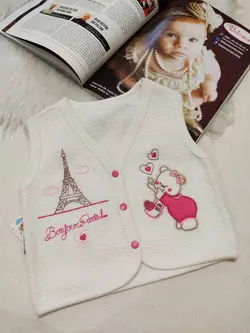 جلیقه نخی نوزادی ترک