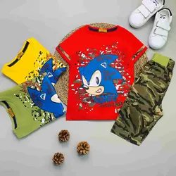 تیشرت و شلوارک سونیک کد 0272