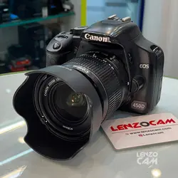 دوربین دست دوم كانن مدل Canon 450D به همراه لنز 55-18 - فروشگاه اینترنتی لنزوکم