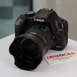 دوربین دست دوم canon 500D 18-55 - فروشگاه اینترنتی لنزوکم