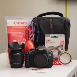 دوربین دست دوم کانن مدل Canon 700D + 18-55 - فروشگاه اینترنتی لنزوکم