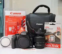 دوربین دست دوم کانن مدل Canon 500D + 18-55 - فروشگاه اینترنتی لنزوکم