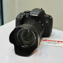 دوربین دست دوم کانن مدل Canon 800D + 18-135 - فروشگاه اینترنتی لنزوکم