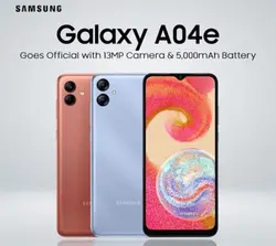 گوشی موبایل سامسونگ Galaxy A04e ظرفیت 64 گیگابایت (RAM 3)