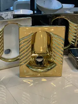 توالت زمینی لوکس طلایی مدل G12