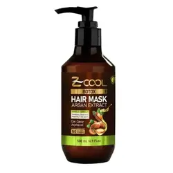 ماسک داخل حمام بدون سولفات زدکول ZCOOL سری بوتاکس Botox مدل پمپی حجم 500 میلی لیتر