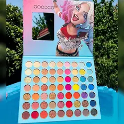 پالت سایه چشم آی گود کو IGOODCO مدل پودویین جوکر Pudoin Joker سایز بزرگ 63 رنگ