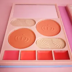 پالت کیفی چندکاره انی لیدی ANYLADY مدل شیرینی Lovely Sweets شامل سایه، رژلب، رژگونه و هایلایتر