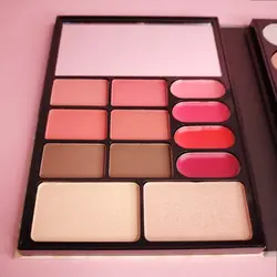 پالت کیفی چندکاره انی لیدی ANYLADY مدل پرنیسس Love Little Princess شامل سایه، سایه ابرو، رژلب، رژگونه و هایلایتر