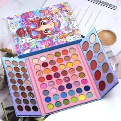 سایه چشم، رژگونه و هایلایتر بزرگ آی گود کو IGOODCO مدل بستنی LK2832 پالت ۸۲ عددی