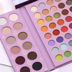 سایه چشم، کانتور، گلایتر و هایلایتر بزرگ آی گود کو مدل دختر بنفش پالت ۷۲ عددی