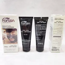 ماسک زغال فاربن farben مدل پیل آف Peel-Off حجم 75 میلی لیتر