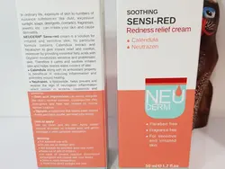 کرم ضد قرمزی پوست نئودرم NEUDERM مدل Soothing Sensi-Red حجم 50 میلی لیتر