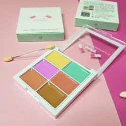 پالت کانسیلر و کانتور لامیلا LAMEILA مدل فیس تیونینگ بهمراه براش دو طرفه