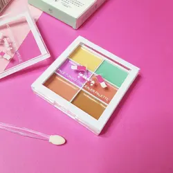 پالت کانسیلر و کانتور لامیلا LAMEILA مدل فیس تیونینگ بهمراه براش دو طرفه