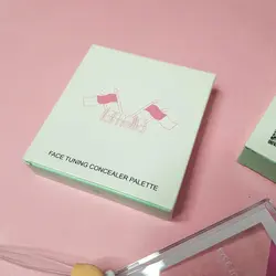 پالت کانسیلر و کانتور لامیلا LAMEILA مدل فیس تیونینگ بهمراه براش دو طرفه