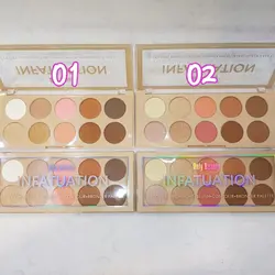 پالت هایلایتر، رژگونه، کانتور و برنزر آنلی بیوتی ONLY BEAUTY مدل اینفتویشن infatuation