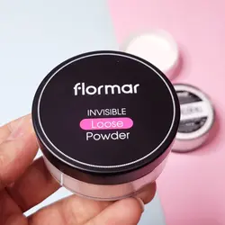 پودر بیک و فیکس فلورمار FLORMAR مدل اینویزیبل لوز پاودر invisible loose powder حجم 18 گرم