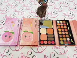 سایه، رژگونه، هایلایتر، گلایتر، رژ لب و سایه ابرو کیفی انی لیدی ANY LADY مدل هلو