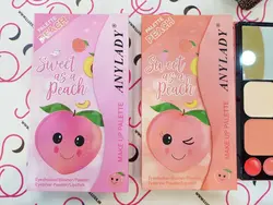 سایه، رژگونه، هایلایتر، گلایتر، رژ لب و سایه ابرو کیفی انی لیدی ANY LADY مدل هلو