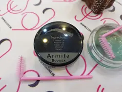 صابون ابرو آرمیتا بیواکس ARMITA Beewax بهمراه براش ابرو