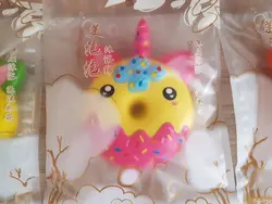 فیس واش اسپونگ SPONGE مدل اسکویشی دونات یونیکورن