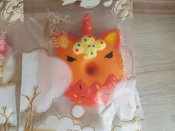 فیس واش اسپونگ SPONGE مدل اسکویشی دونات یونیکورن