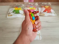فیس واش اسپونگ SPONGE مدل اسکویشی دونات یونیکورن