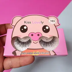 مژه سه بعدی 3D کیس لاولی KISS LOVELY مدل حیوانات