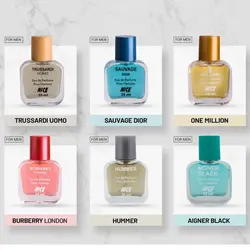 عطر جیبی نایس NICE مدل شیشه مربعی حجم 35 میلی لیتر