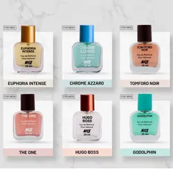 عطر جیبی نایس NICE مدل شیشه مربعی حجم 35 میلی لیتر