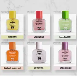 عطر جیبی نایس NICE مدل شیشه مربعی حجم 35 میلی لیتر