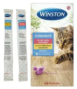 بستنی گربه با طعم مرغ و ماهی وینستون – Winston cat snack