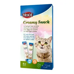 بستنی گربه تریکسی مدل Creamy Snack تعداد ۶ عدد– Trixie Creamy Snack 6pcs