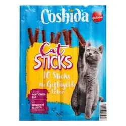 تشویقی مدادی گربه با طعم مرغ و جگر کوشیدا - Coshida Mit Geflugel &amp; Leber Cat Sticks
