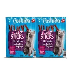 تشویقی مدادی گربه با طعم گوشت گوساله و مرغ کوشیدا - Coshida Mit Kalb &amp; Geflugel Cat Sticks