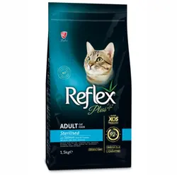 غذای گربه عقیم شده با طعم سالمون سوپر پرمیوم رفلکس – Reflex Plus Sterilized With Salmon Cat