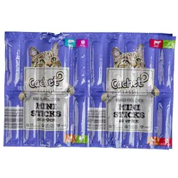 استیک مدادی گربه طعم میکس کچت ۱۰ عددی – Cachet Cat Sticks Mix 10 Sticks