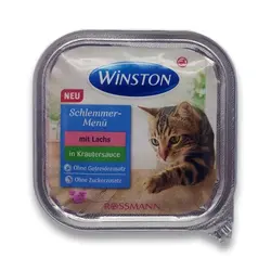 خوراک گربه (ووم) وینستون با طعم سالمون - Winston Salmon feed