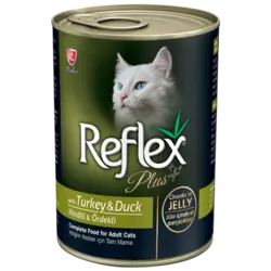 کنسرو گربه رفلکس پلاس با طعم اردک و بوقلمون - Reflex Plus Turkey &amp; Duck Canned