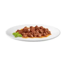 کنسرو گربه با طعم گوشت گورمت گلد – Gourmet Gold Beef Gravy