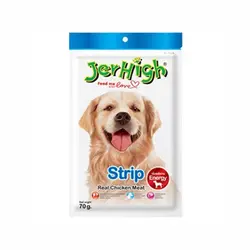 تشویقی سگ جرهای مدل فیله مرغ  – Jerhigh Strip Dog Snack