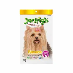 تشویقی سگ جرهای مدل موز  – Jerhigh Banana Dog Snack
