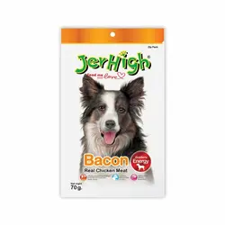 تشویقی سگ جرهای مدل بیکن – Jerhigh Bacon Beef Dog Snack