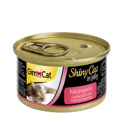کنسرو گربه با مرغ و خرچنگ جیم کت – GimCat Chicken With Crab