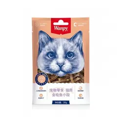 تشویقی گربه ونپی با طعم تن ماهی ۳۰ گرمی – Wanpy Tuna Small Pieces 30g