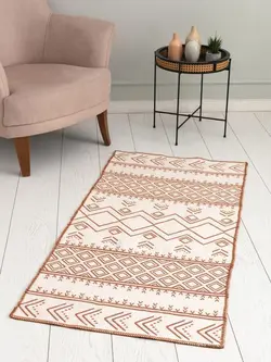گلیم 2 رو السی هوم طرح Patterned سایز ۱۴۰*۷۰ سانتی متر