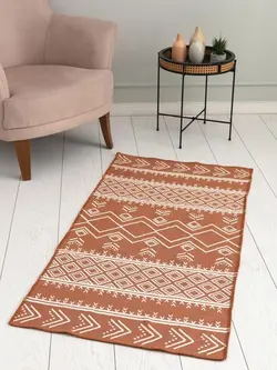 گلیم 2 رو السی هوم طرح Patterned سایز ۱۴۰*۷۰ سانتی متر