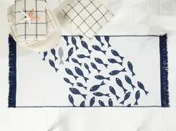 گلیم انگلیش هوم طرح Little Fish سایز 60*100 سانتی متر