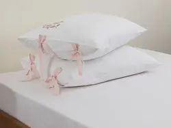 روبالشی روبان دار انگلیش هوم طرح Pretty Flowers بسته 2 عددی